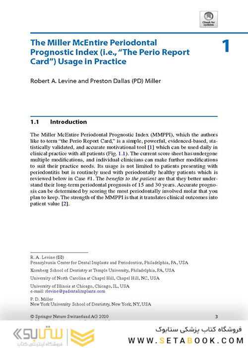  Advances in Periodontal Surgery: A Clinical Guide to Techniques and Interdisciplinary Approaches 1st ed. 2020 Edition پیشرفت در جراحی پریودنتال: راهنمای بالینی تکنیک ها و رویکردهای بین رشته ای