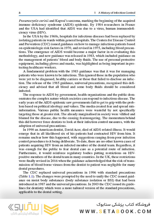  Infection Control in Primary Dental Care (BDJ Clinician’s Guides) 1st ed. 2020 Edition, Kindle Edition کنترل عفونت در مراقبت های اولیه دندانپزشکی