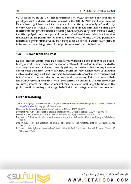  Infection Control in Primary Dental Care (BDJ Clinician’s Guides) 1st ed. 2020 Edition, Kindle Edition کنترل عفونت در مراقبت های اولیه دندانپزشکی