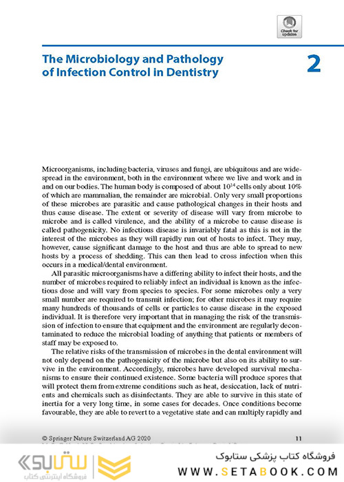  Infection Control in Primary Dental Care (BDJ Clinician’s Guides) 1st ed. 2020 Edition, Kindle Edition کنترل عفونت در مراقبت های اولیه دندانپزشکی