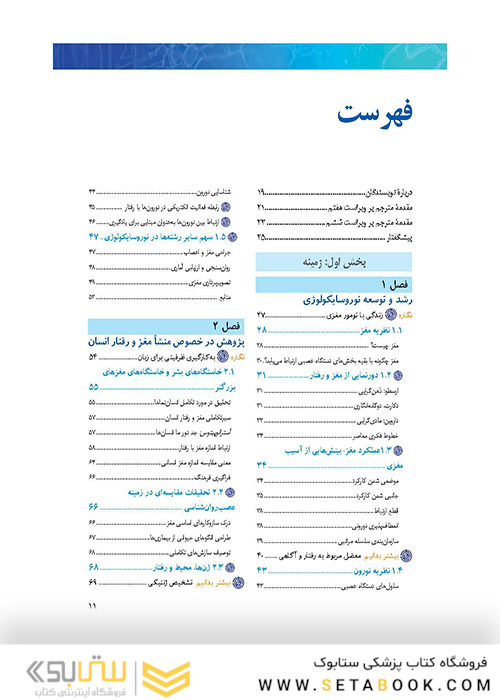 مبانی نوروسایکولوژی انسان جلد 1