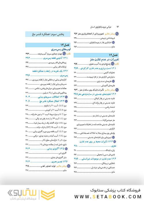 مبانی نوروسایکولوژی انسان جلد 1