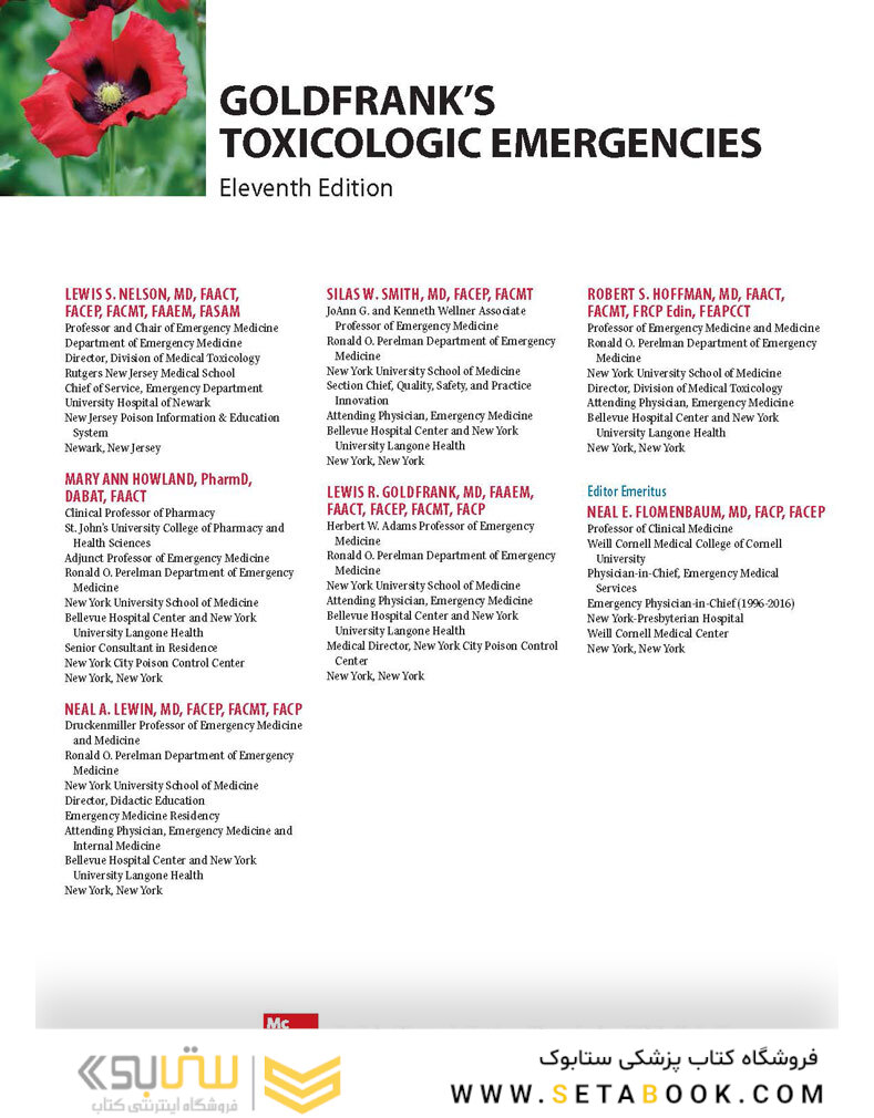Goldfrank’s Toxicologic Emergencies, 11th Edition