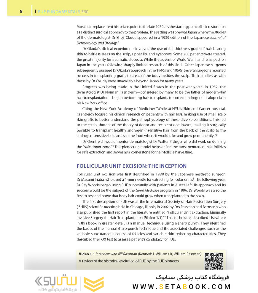 Hair Transplant 360: Follicular Unit Excision 2020