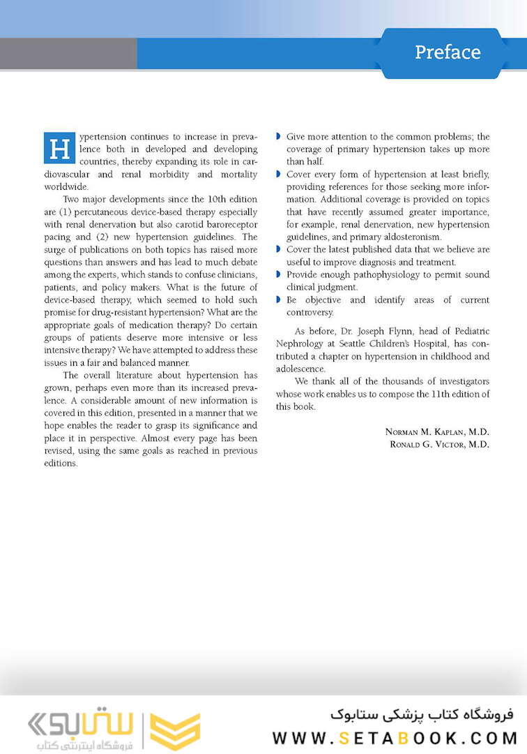 Kaplan’s Clinical Hypertension, 11th Edition