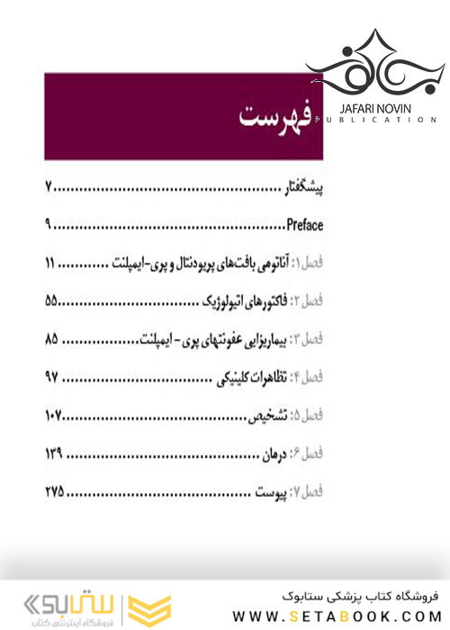 عفونت پری ایمپلنت  (اتیولوژی تشخیص و طرح درمان )
