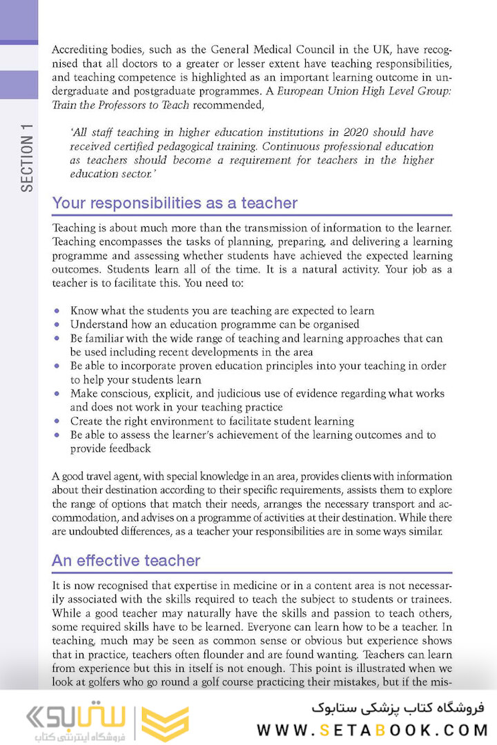 Essential Skills for a Medical Teacher: An Introduction to Teaching and Learning in Medicine 2021