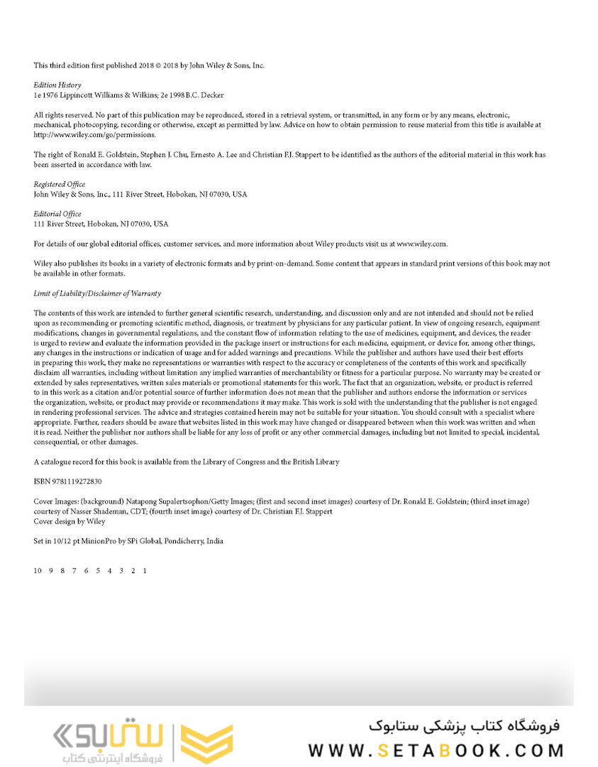 Ronald E. Goldstein’s Esthetics in Dentistry, 3rd Edition2018