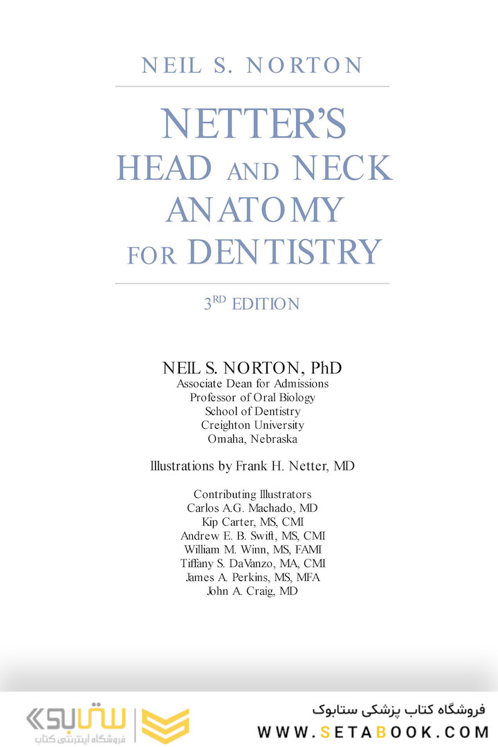 Netter’s Head and Neck Anatomy for Dentistry, 3rd Edition 2017