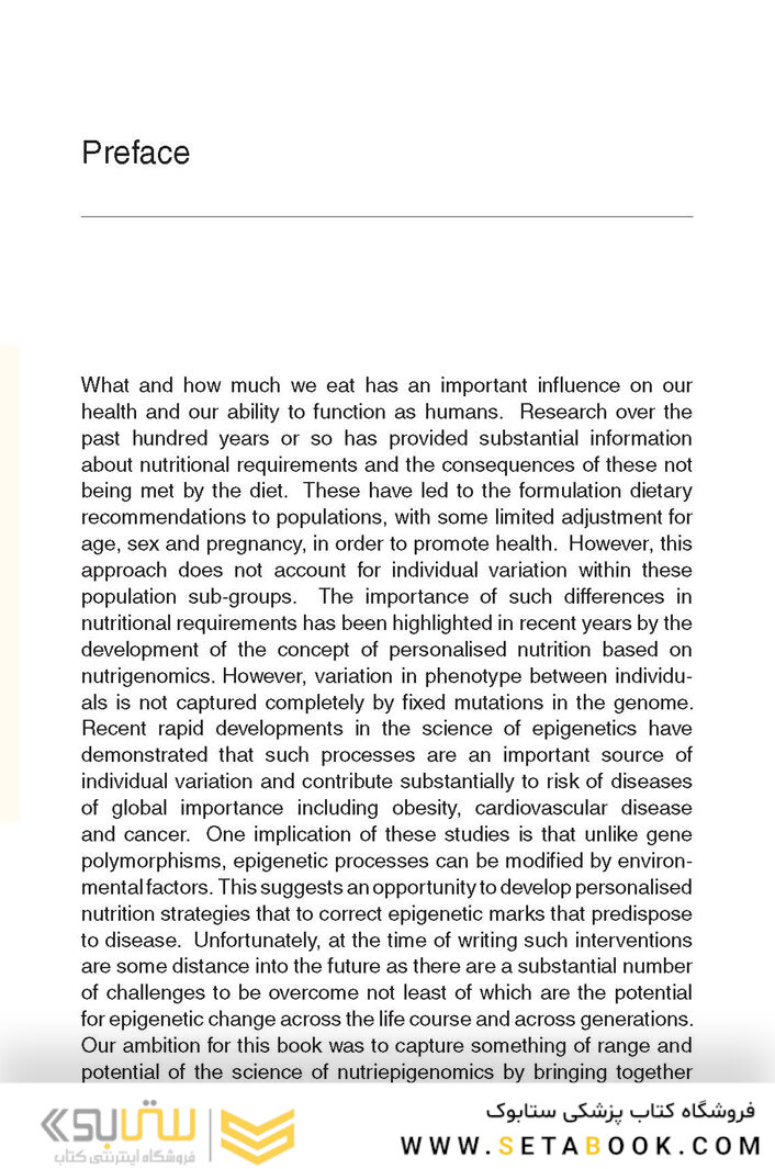 Nutrition, Epigenetics and Health 1st Edition