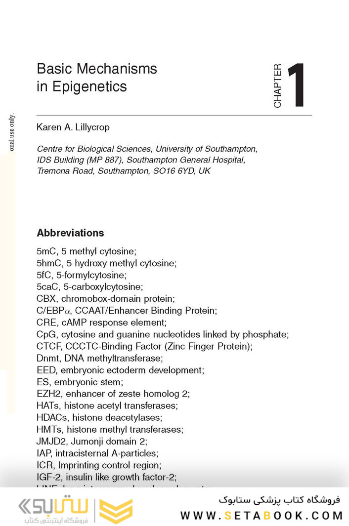 Nutrition, Epigenetics and Health 1st Edition