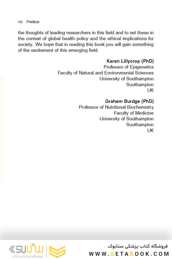 Nutrition, Epigenetics and Health 1st Edition