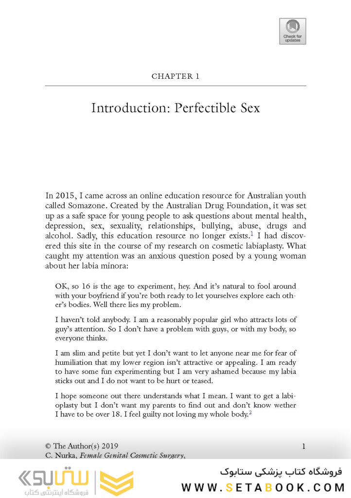 Female Genital Cosmetic Surgery: Deviance, Desire and the Pursuit of Perfection2019