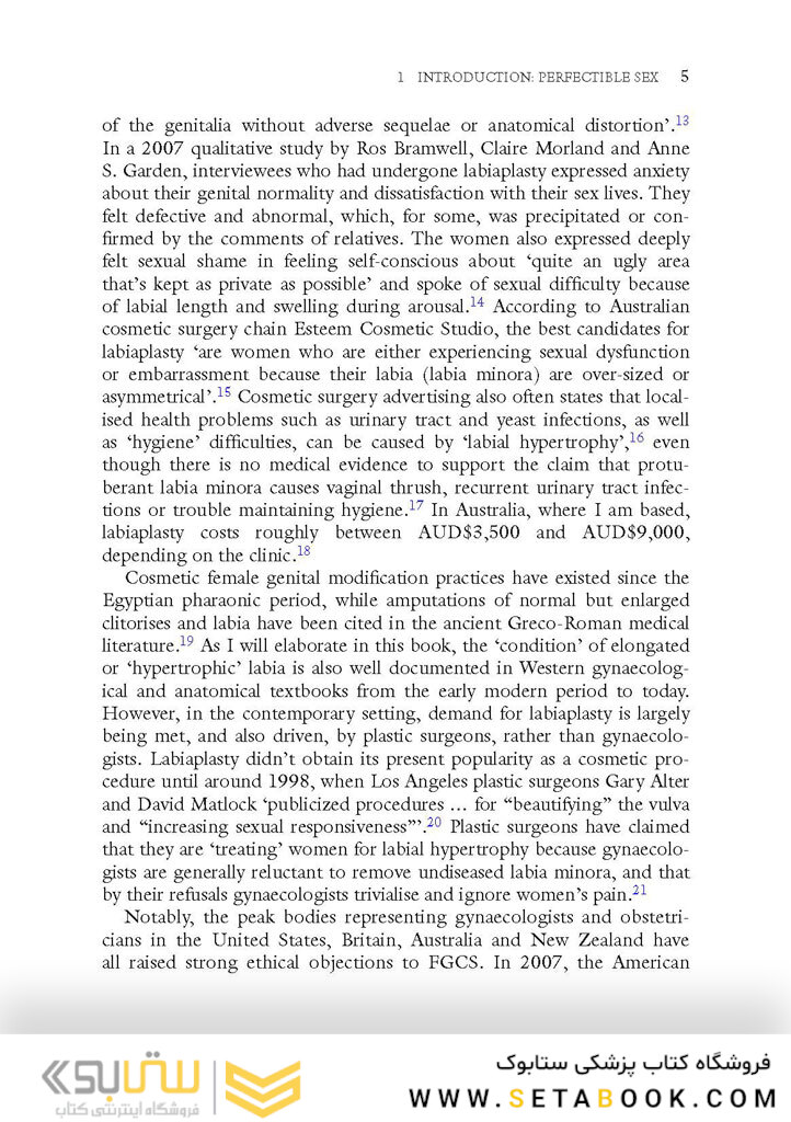 Female Genital Cosmetic Surgery: Deviance, Desire and the Pursuit of Perfection2019