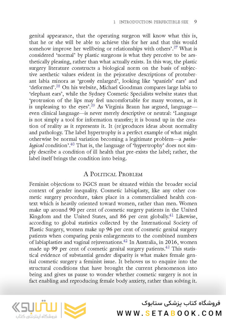 Female Genital Cosmetic Surgery: Deviance, Desire and the Pursuit of Perfection2019