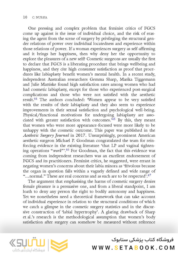 Female Genital Cosmetic Surgery: Deviance, Desire and the Pursuit of Perfection2019