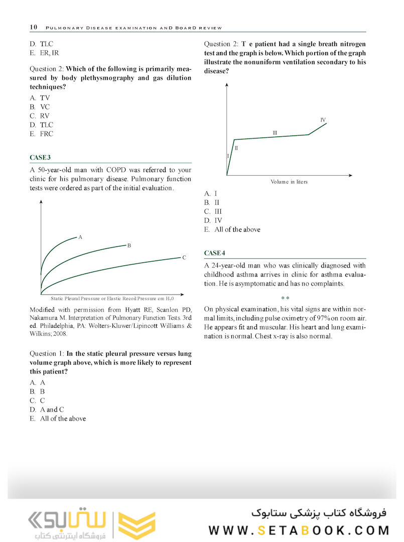 Pulmonary Disease Examination and Board Review 1st Edition2016