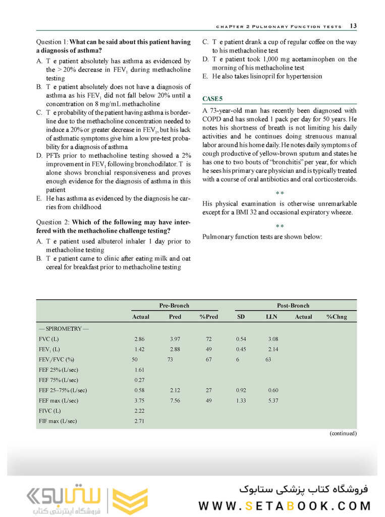 Pulmonary Disease Examination and Board Review 1st Edition2016