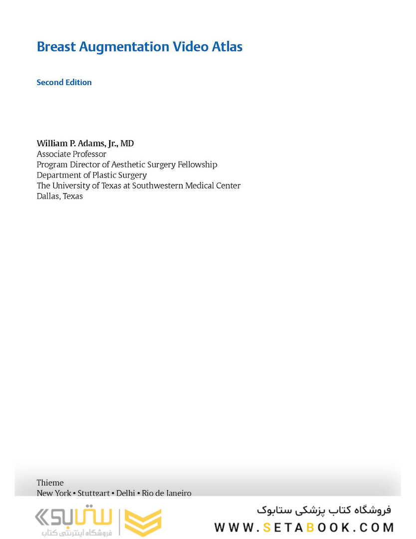 Breast Augmentation Video Atlas, 2nd Edition 2019