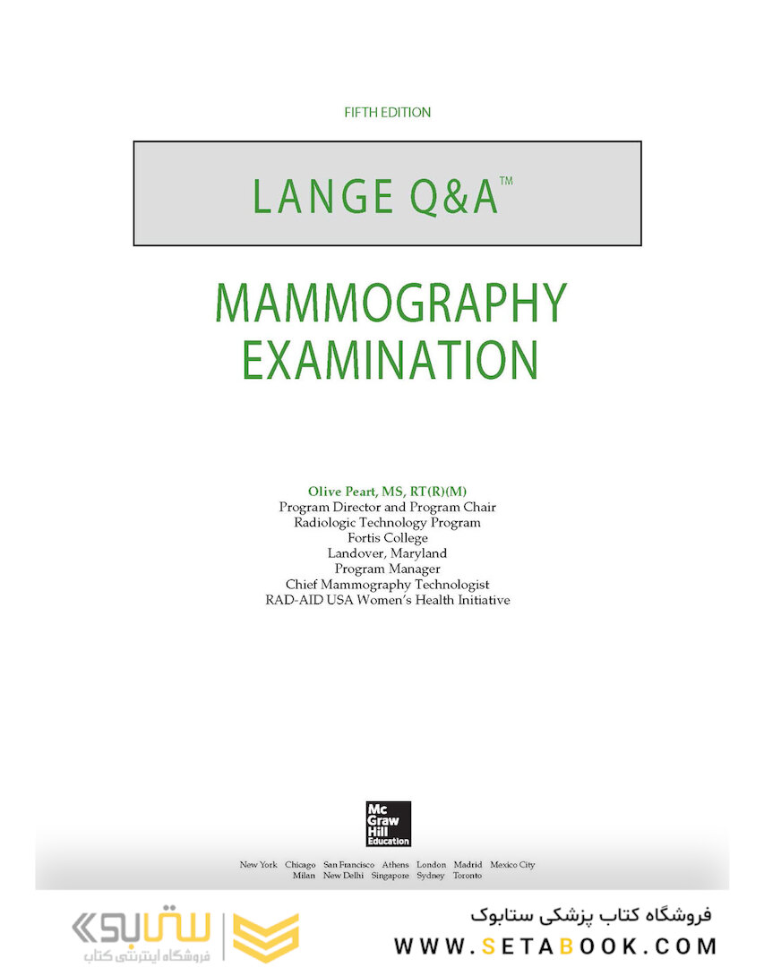 LANGE Q-A: Mammography Examination, 5th Edition 2022