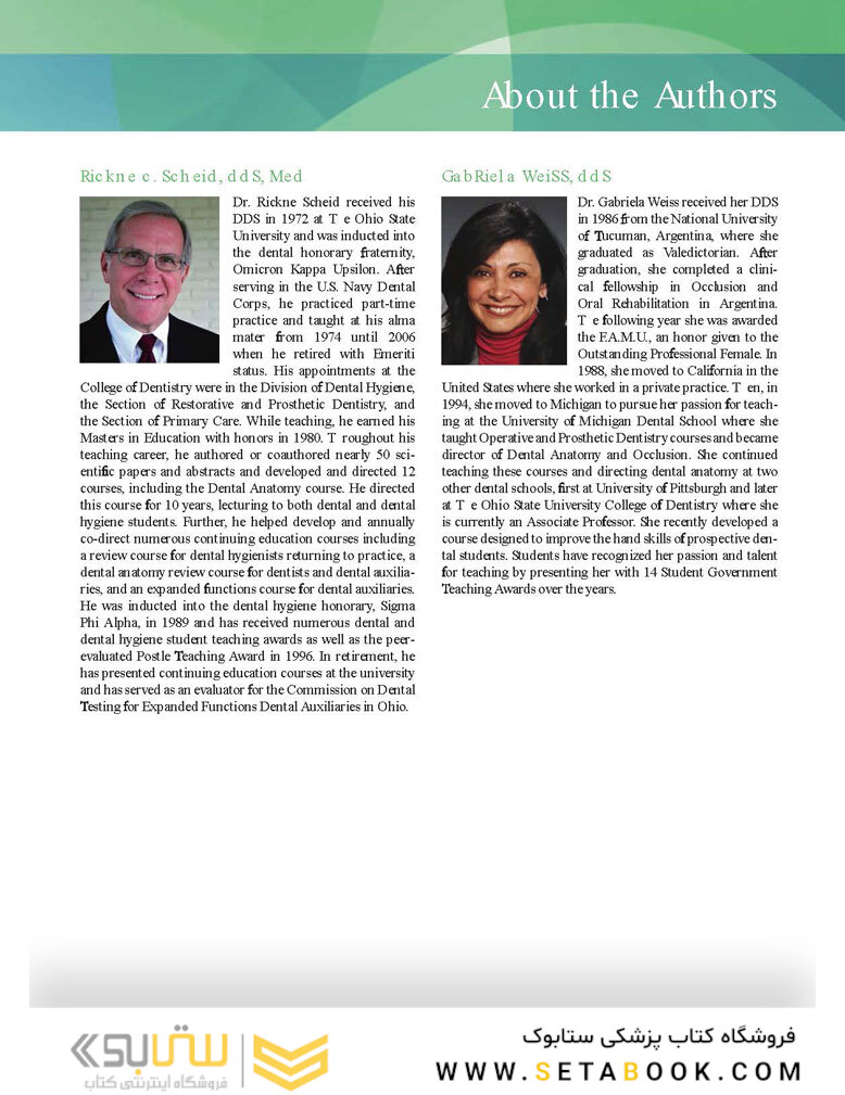 Woelfels Dental Anatomy Ninth Edition 2017