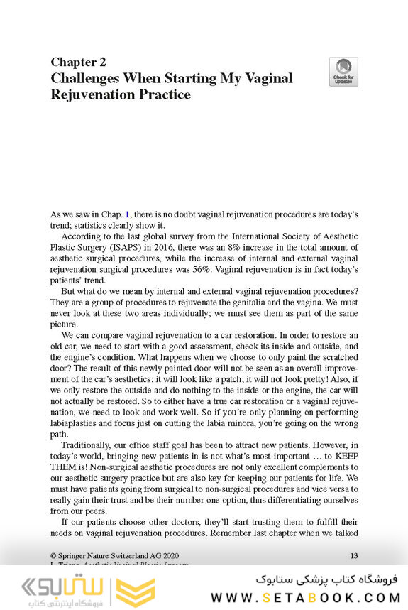 Aesthetic Vaginal Plastic Surgery 1st Edition2019