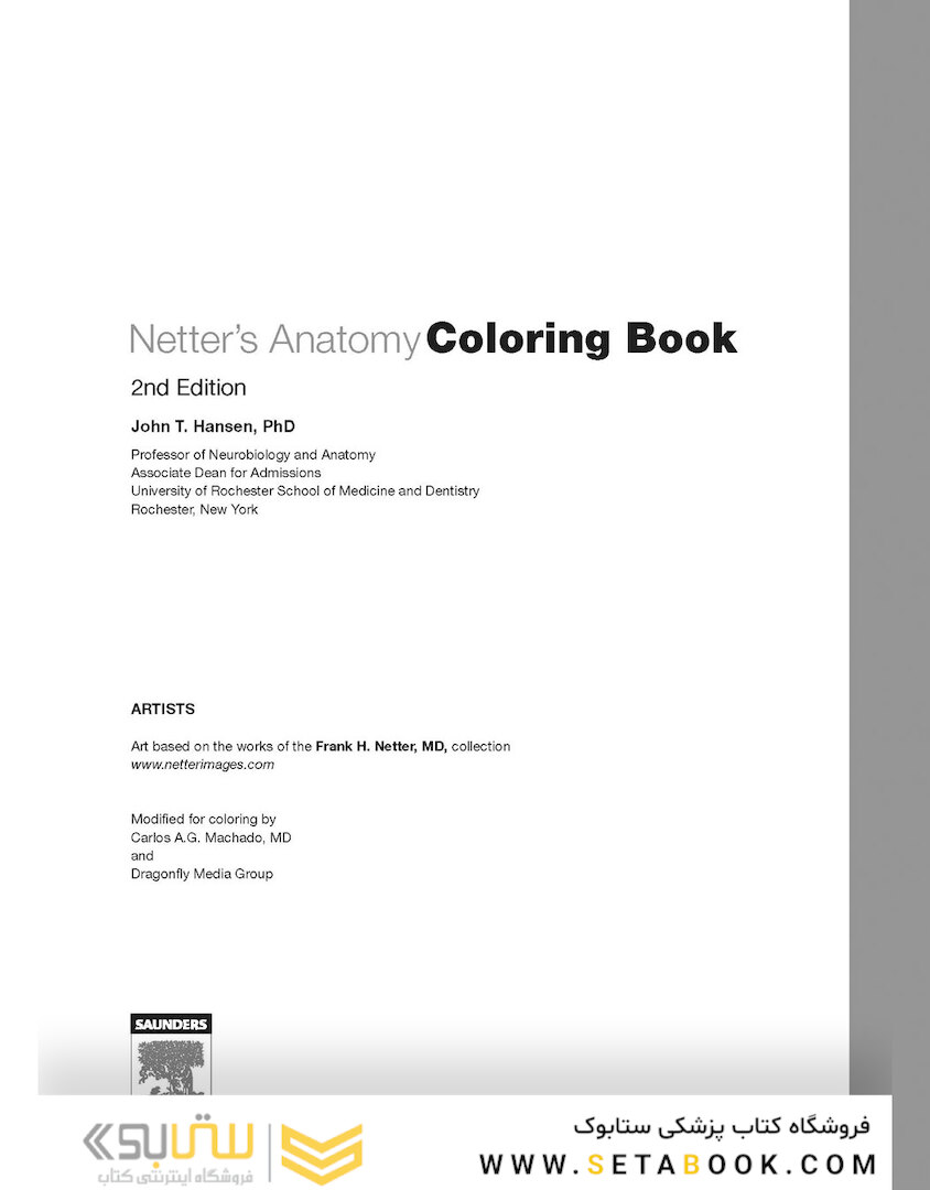 The Netter’s Anatomy Coloring Book, 2th edition