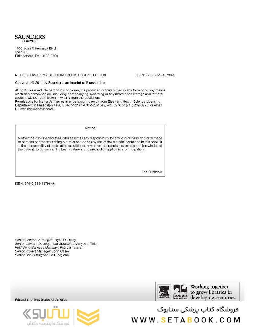 The Netter’s Anatomy Coloring Book, 2th edition