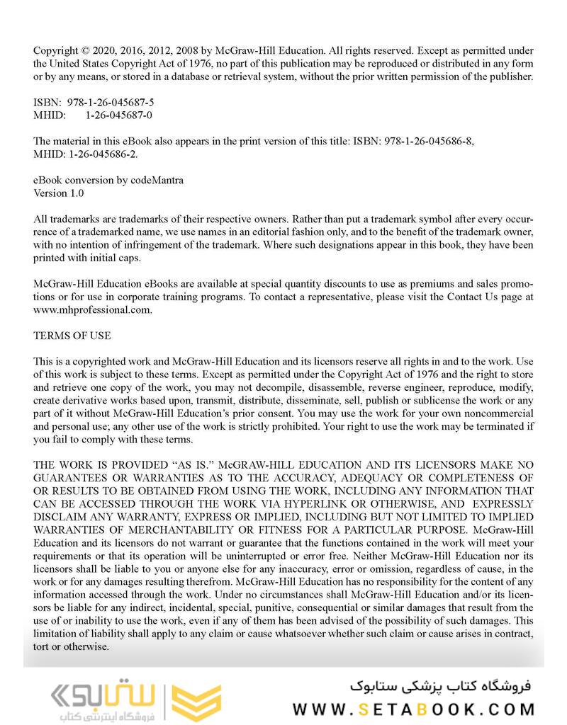 Williams Gynecology, 4th Edition2020