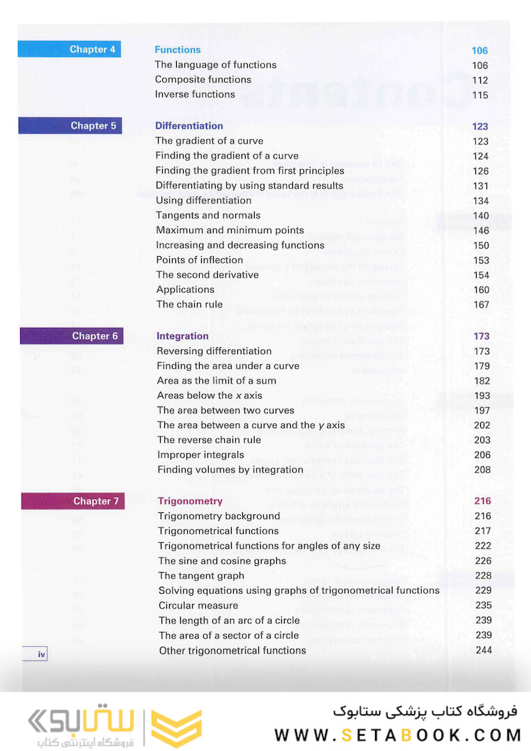 Cambridge International AS-A Level Pure Mathematics 2012