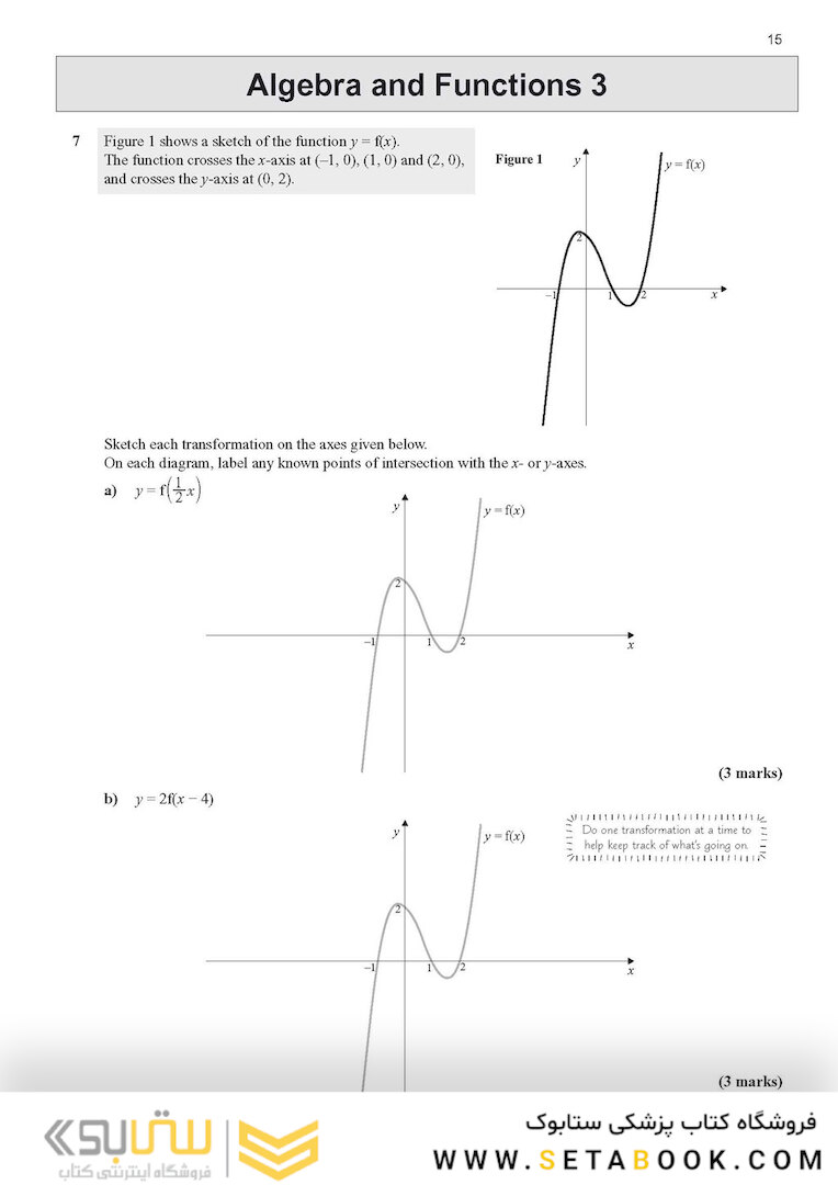 A-Level Maths for Edexcel: Year 1 - 2 Exam Practice Workbook2017