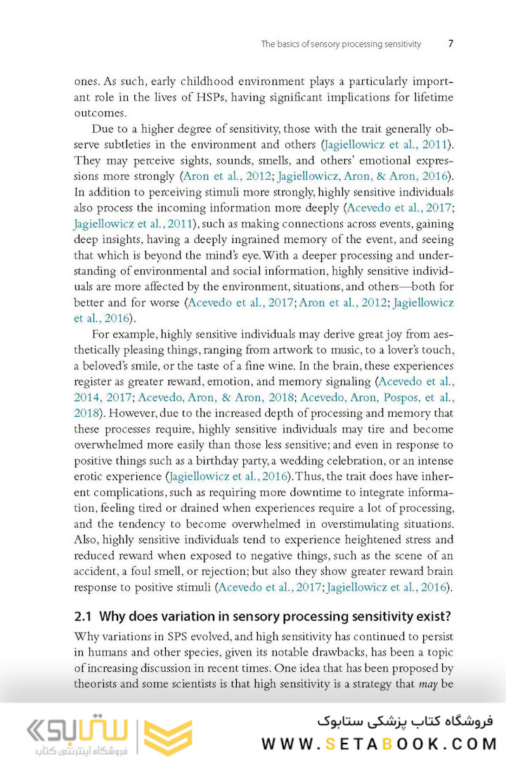 The Highly Sensitive Brain: Research, Assessment, and Treatment of Sensory Processing Sensitivity 2020 1st Edition