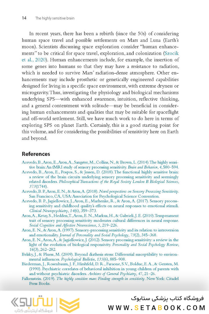 The Highly Sensitive Brain: Research, Assessment, and Treatment of Sensory Processing Sensitivity 2020 1st Edition