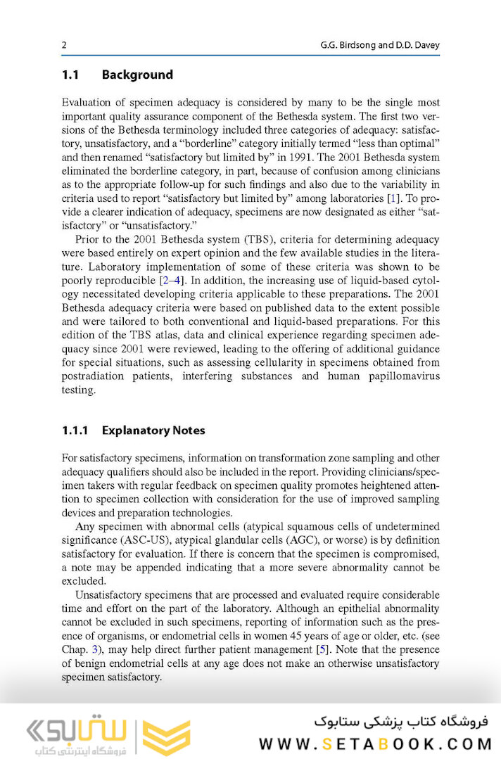 The Bethesda System for Reporting Cervical Cytology, 3rd Edition 2015