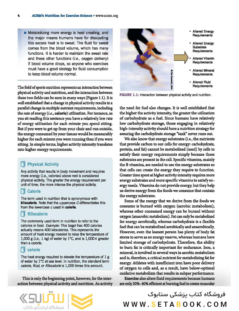 ACSM’s Nutrition for Exercise Science2018