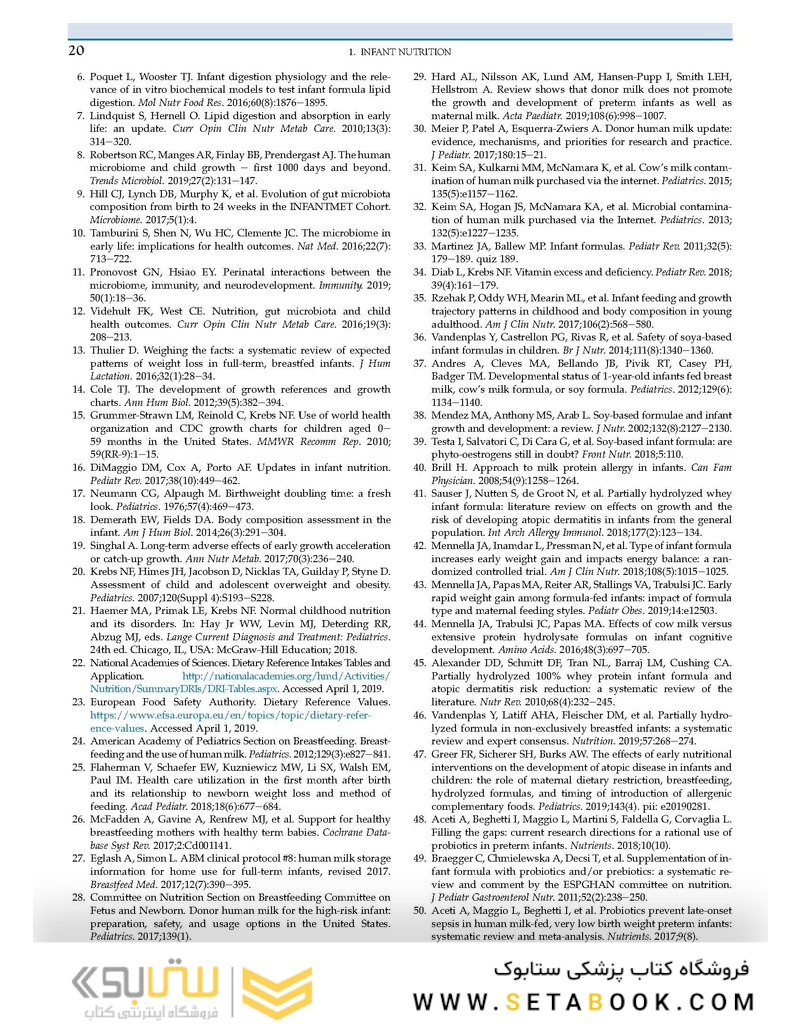 Present Knowledge in Nutrition: Clinical and Applied Topics in Nutrition 2020 VOLUME 2