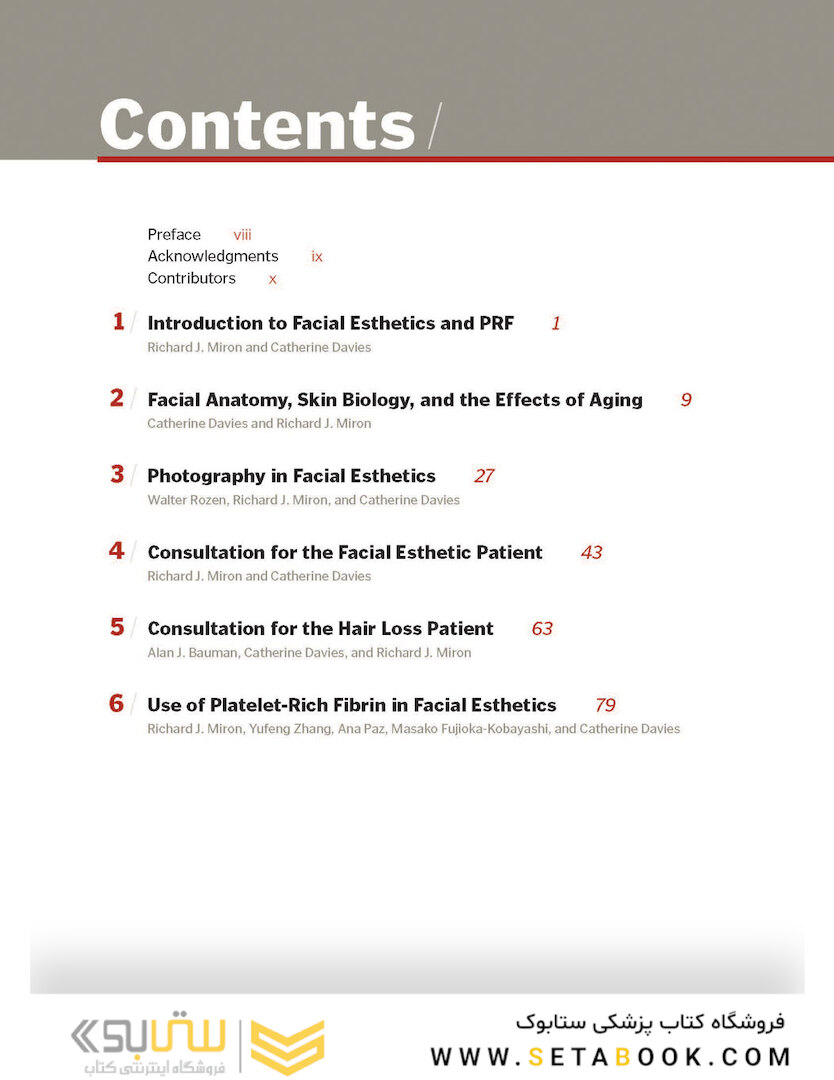 PRF in Facial Esthetics