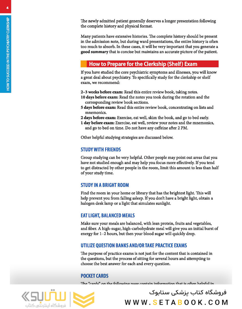 First Aid for the Psychiatry Clerkship 2022