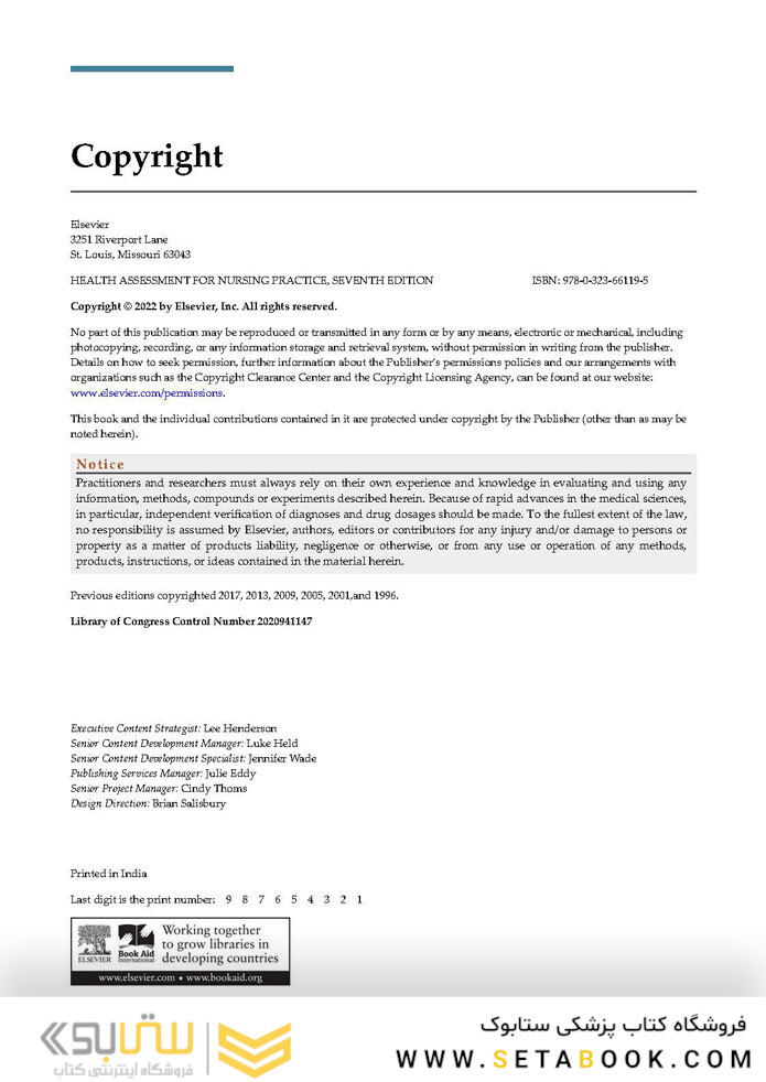 Health Assessment for Nursing Practice 2021