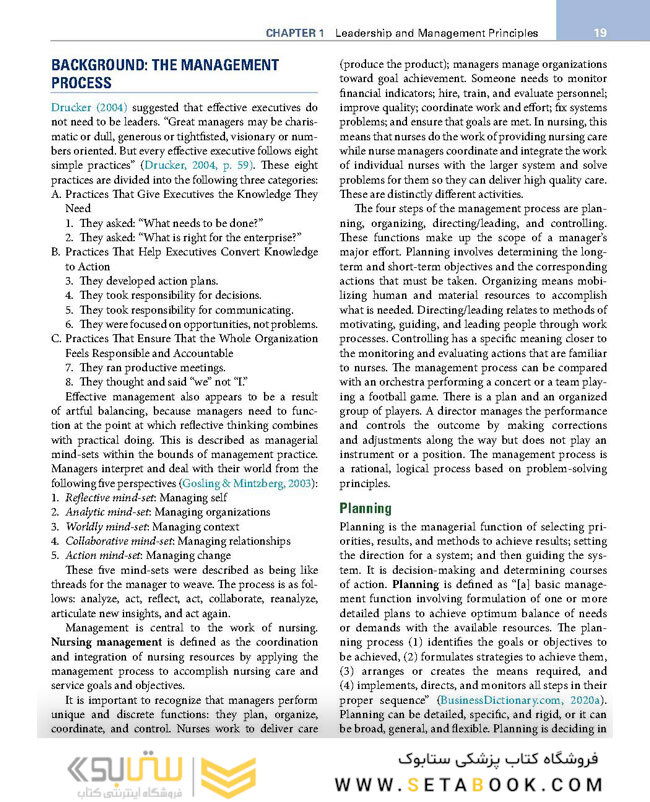 Leadership and Nursing Care Management 2021