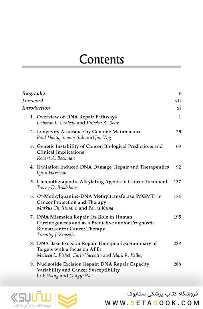 DNA Repair and Cancer : From Bench to Clinic2013