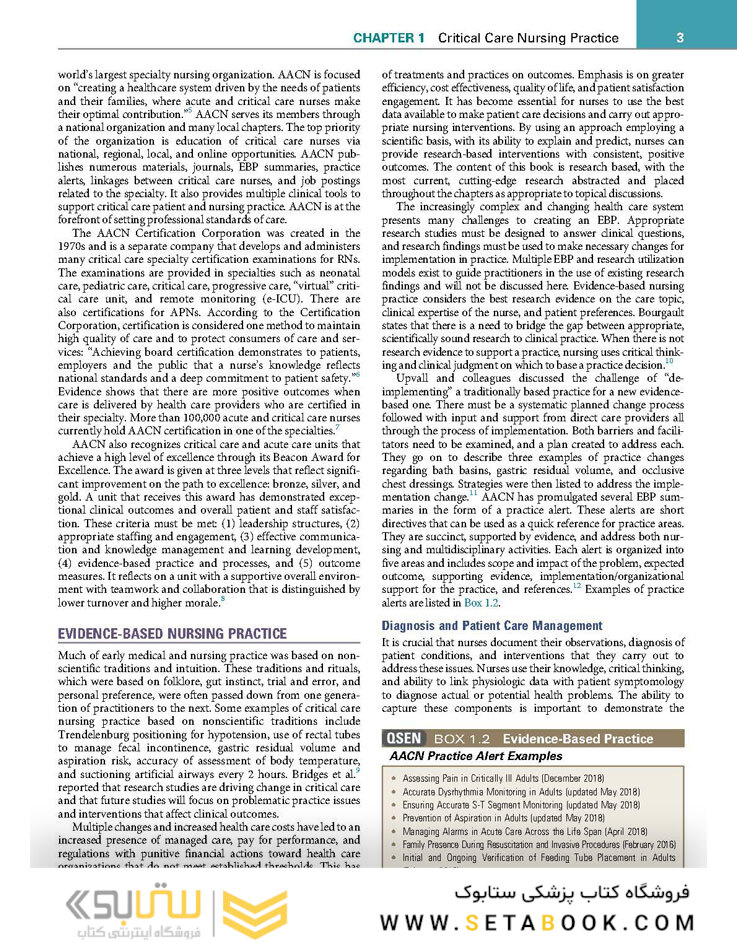 Critical Care Nursing : Diagnosis and Management 2022
