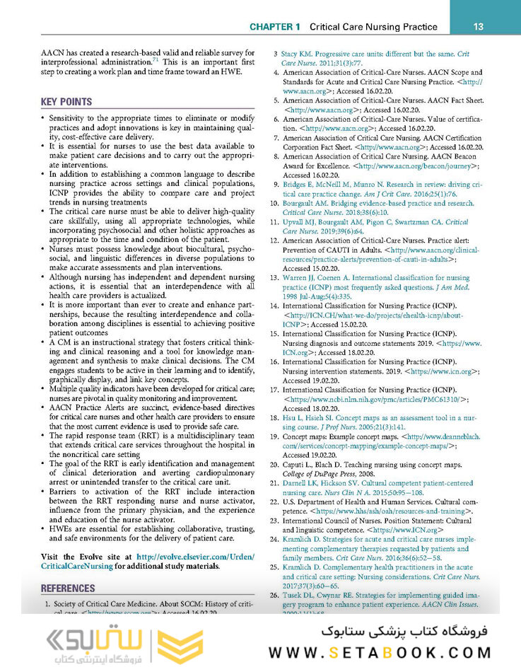 Critical Care Nursing : Diagnosis and Management 2022