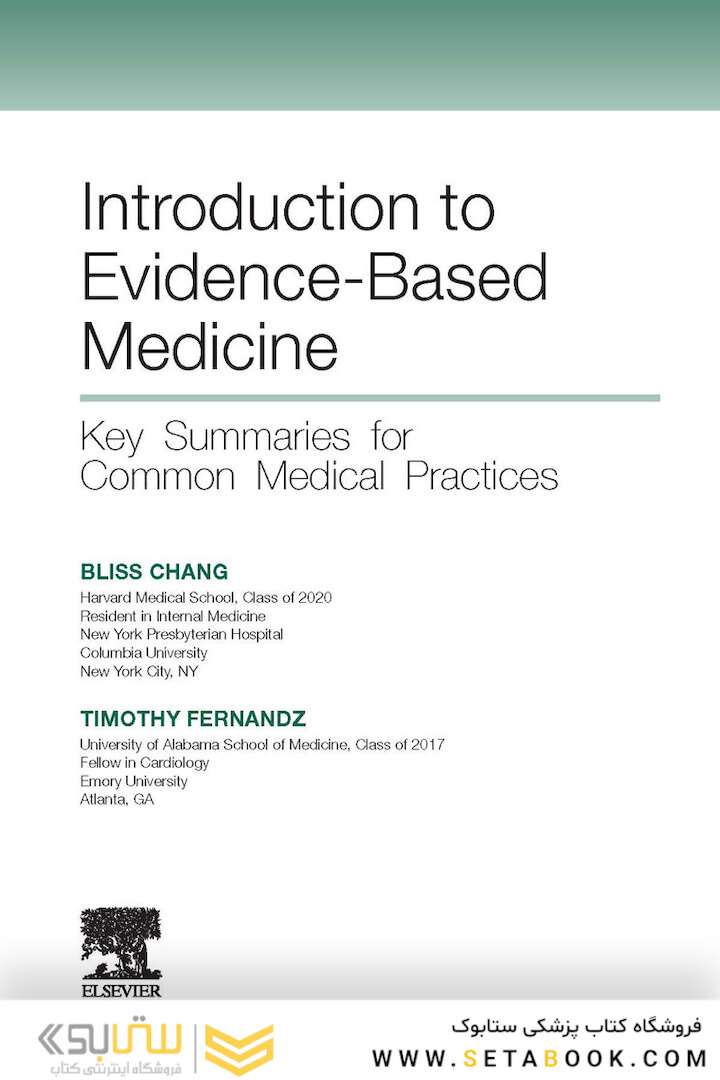 Introduction to Evidence-Based Medicine : Key Summaries for Common Medical Practices 2022
