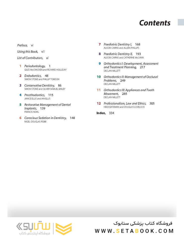 Master Dentistry Volume 2 : Restorative Dentistry, Paediatric Dentistry and Orthodontics2021