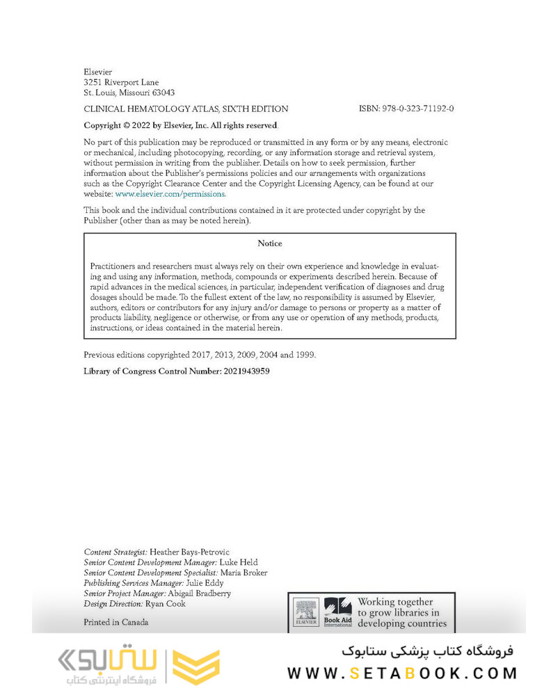 Clinical Hematology Atlas 6th Edicion 2022
