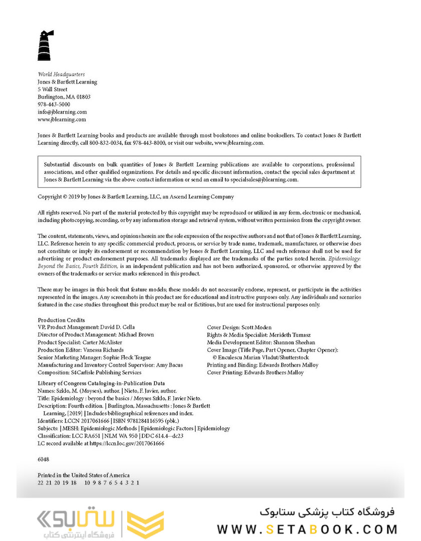 Epidemiology: Beyond the Basics2018