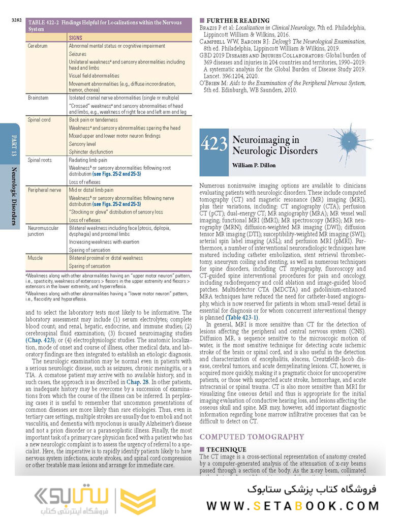 HARRISONS PRINCIPLES OF INTERNAL MEDICINE Part Neurologic Disorders