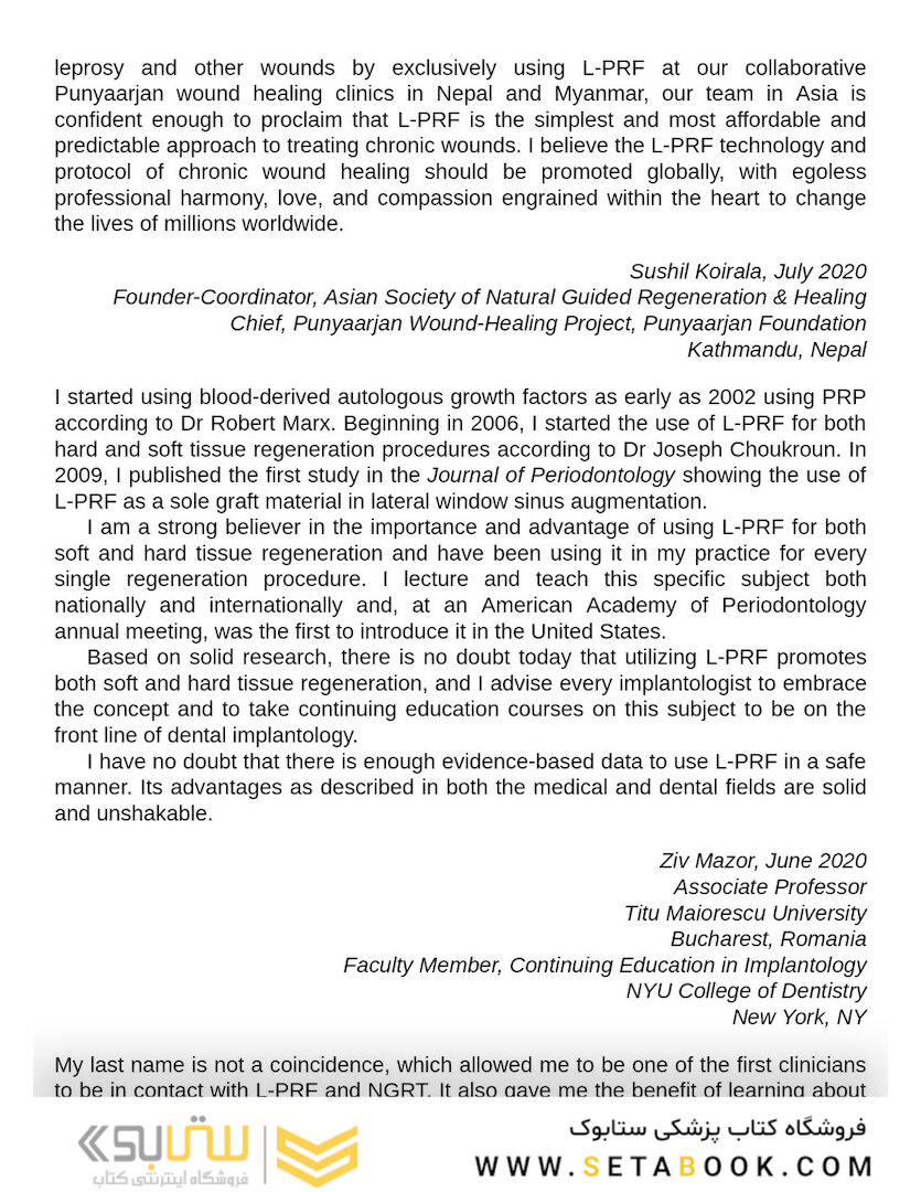 Leukocyte- and Platelet-Rich Fibrin in Oral Regenerative Procedures: Evidence-Based Clinical Guidelines 2022