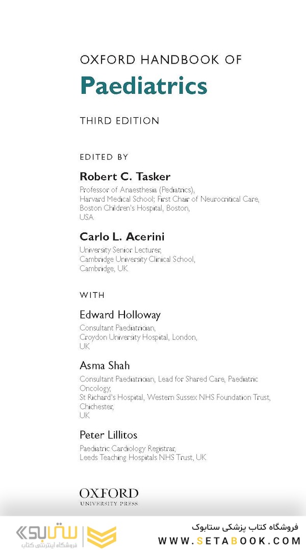 Oxford Handbook of Paediatrics (Oxford Medical Handbooks) 3rd Edición